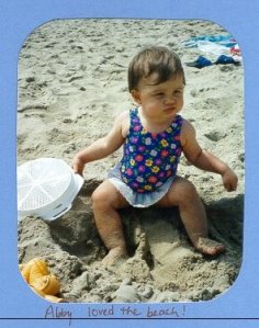 Abby at the beach